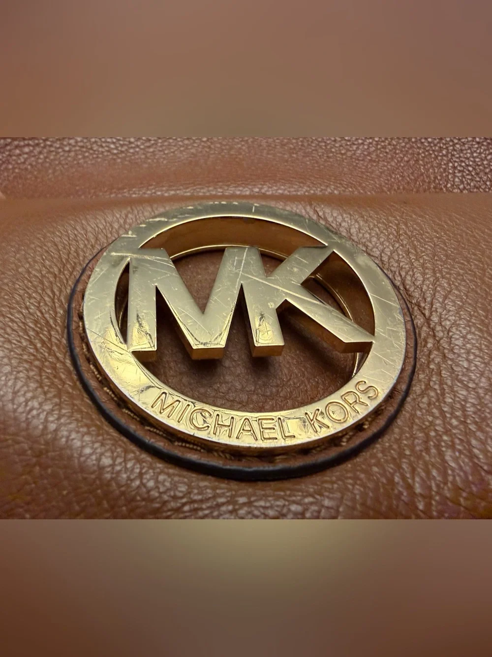 Michael Kors Brown Leather Hobo Bag EUC